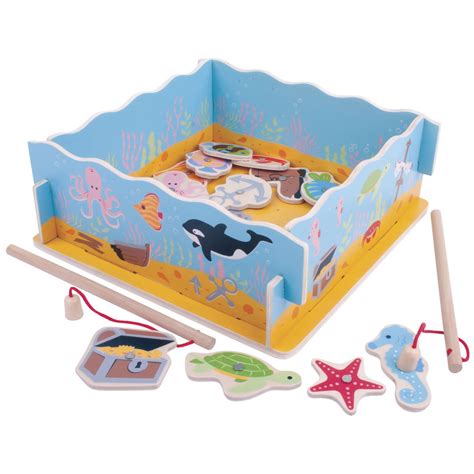 Amazon.co.uk: Wooden Fishing Game.